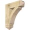 Ekena Millwork Thorton Arts & Crafts Rough Sawn Bracket, Douglas Fir, 6"W x 24"D x 28"H BKT06X24X28THR03RDF - alternate 1